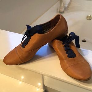 bP Nordstrom brand tan loafers